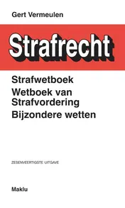 Omslag van Strafwetboek, Wetboek van strafvordering, Bijzondere wetten