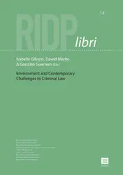 Omslag van Environment and Contemporary Challenges to Criminal Law