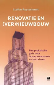 Omslag van Renovatie en (ver)nieuwbouw