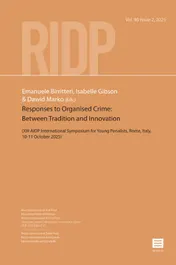 Omslag van Responses to Organised Crime: Between Tradition and Innovation
