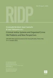Omslag van Criminal Justice Systems and Organised Crime: Old Problems and New Perspectives