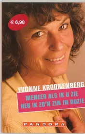 Omslag van Meneer als ik u zie heb ik zo'n zin in ruzie