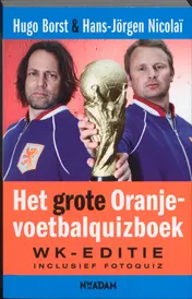 Omslag van grote Oranje-voetbalquizboek