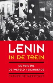 Omslag van Lenin in de trein