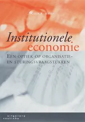 Omslag van Institutionele economie