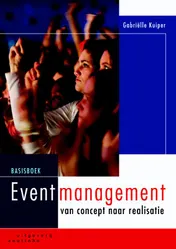 Omslag van Basisboek eventmanagement