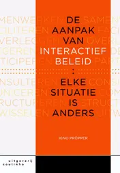 Omslag van De aanpak van interactief beleid