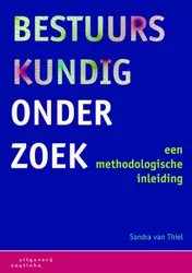 Omslag van Bestuurskundig onderzoek