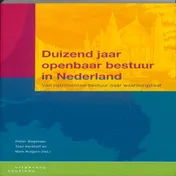 Omslag van Duizend jaar openbaar bestuur in Nederland