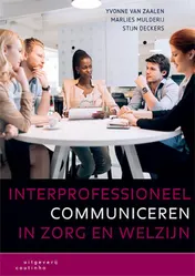 Omslag van Interprofessioneel communiceren in zorg en welzijn