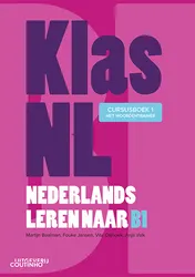 Omslag van KlasNL - Nederlands leren naar B1 - cursusboek 1