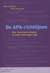 Omslag van De APA-richtlijnen