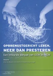 Omslag van Opbrengstgericht leren, meer dan presteren