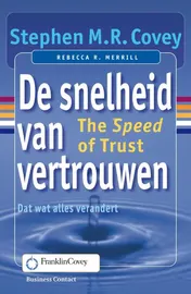 Omslag van De snelheid van vertrouwen