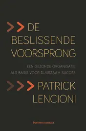 Omslag van De beslissende voorsprong
