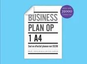 Omslag van Businessplan op 1 A4