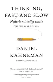Omslag van Thinking, fast and slow