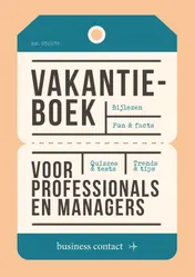 Omslag van Vakantieboek voor professionals en managers 2019