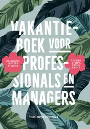 Omslag van Vakantieboek voor professionals en managers