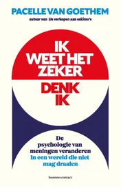Omslag van Ik weet het zeker, denk ik