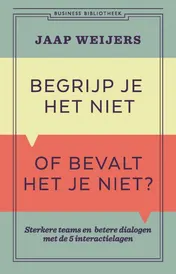 Omslag van Begrijp je het niet of bevalt het je niet?