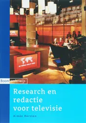 Omslag van Research en redactie voor televisie