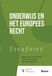 Omslag van Onderwijs en het Europees recht