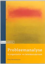 Omslag van Probleemanalyse in organisatie- en beleidsonderzoek