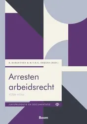 Omslag van Arresten arbeidsrecht