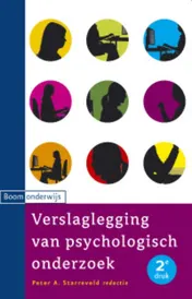 Omslag van Verslaglegging van psychologisch onderzoek