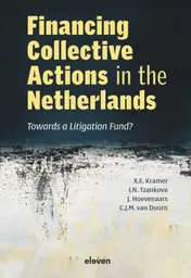 Omslag van Financing Collective Actions in the Netherlands