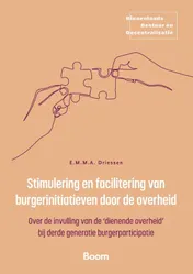 Omslag van Stimulering en facilitering van burgerinitiatieven door de overheid