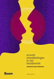 Omslag van Actuele ontwikkelingen in het familierecht: twintigste UCERF symposium