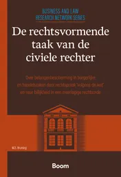 Omslag van De rechtsvormende taak van de civiele rechter