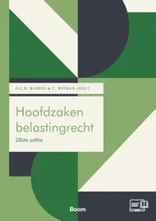 Omslag van Hoofdzaken belastingrecht