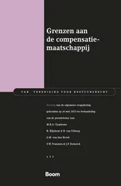 Omslag van Grenzen aan de compensatiemaatschappij
