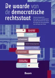 Omslag van De waarde van de democratische rechtsstaat