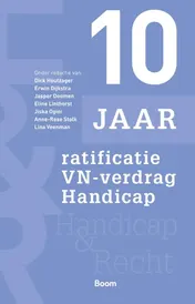 Omslag van 10 jaar ratificatie VN-verdrag Handicap