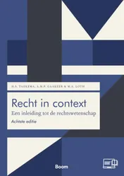 Omslag van Recht in context