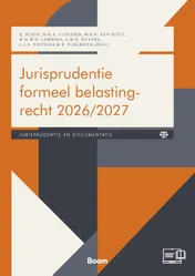 Omslag van Jurisprudentie Formeel Belastingrecht 2026/2027
