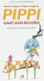 Omslag van Pippi Langkous gaat aan boord 3 CD'S