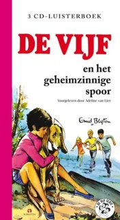 Omslag van De vijf en het geheimzinnige spoor