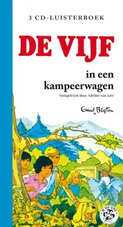 Omslag van De vijf in een kampeerwagen