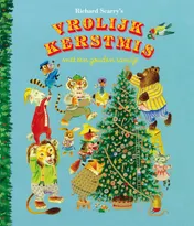 Omslag van Vrolijk Kerstmis met een gouden randje