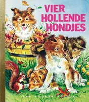 Omslag van Vier hollende hondjes