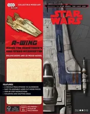 Omslag van Star Wars A-wing Deluxe Book and model