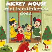 Omslag van Mickey Mouse gaat kerstinkopen doen