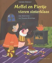 Omslag van Moffel en Piertje vieren Sinterklaas