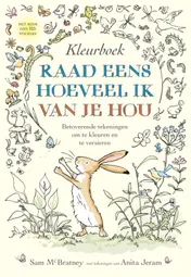 Omslag van Kleurboek raad eens hoeveel ik van je hou