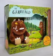 Omslag van De Gruffalo-cadeauset boekje en knuffel